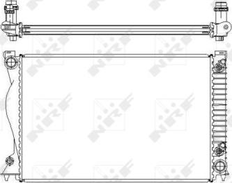 NRF 58220 - Radiator, racire motor www.parts5.com