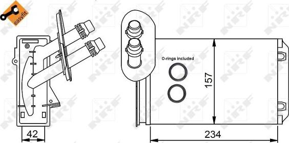 NRF 58223 - Lämmityslaitteen kenno www.parts5.com