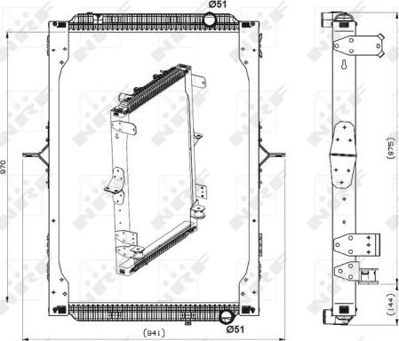 NRF 539564 - Kühler, Motorkühlung www.parts5.com