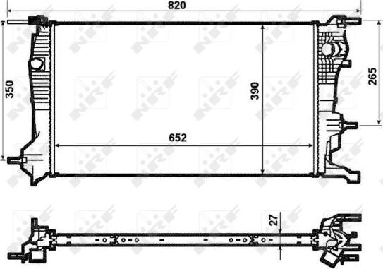 NRF 53964 - Radiator, engine cooling www.parts5.com