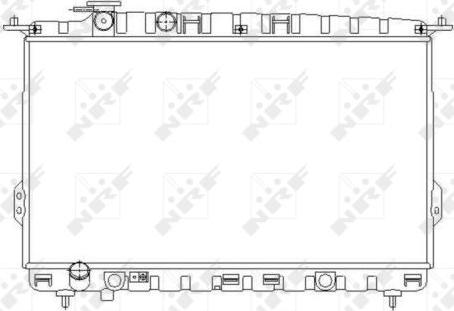 NRF  53642 - Radiator, engine cooling www.parts5.com