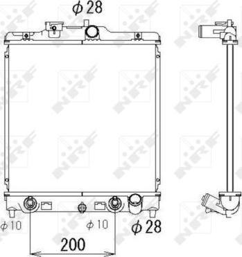 NRF 536355 - Hladnjak, hlađenje motora www.parts5.com