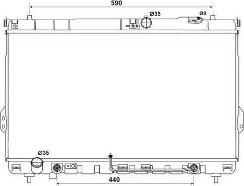 NRF 53161 - Radiator, engine cooling www.parts5.com