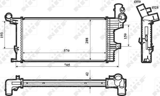 NRF 53856 - Radiator, engine cooling www.parts5.com