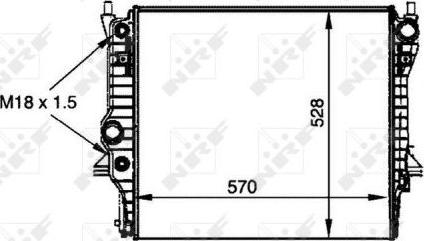 NRF 53805 - Radiator, racire motor www.parts5.com