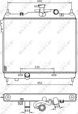 NRF 53360 - Radiator, engine cooling www.parts5.com