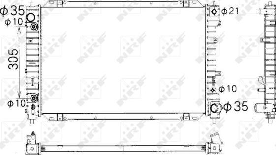 NRF 53378 - Radiaator,mootorijahutus www.parts5.com