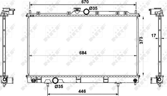 NRF 53779 - Radiator, racire motor www.parts5.com