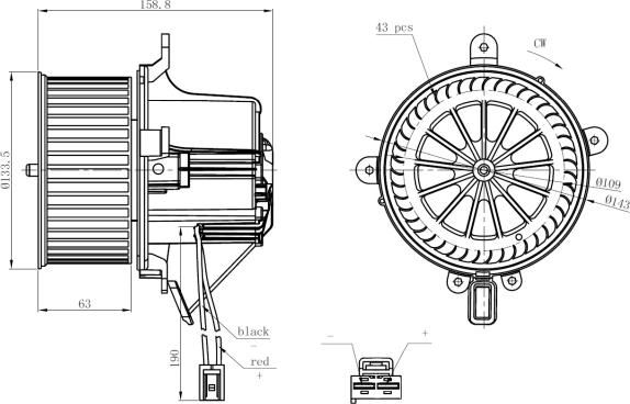 NRF 34295 - Interior Blower www.parts5.com