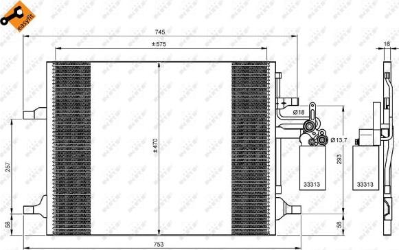 NRF 35930 - Condensador, aire acondicionado www.parts5.com