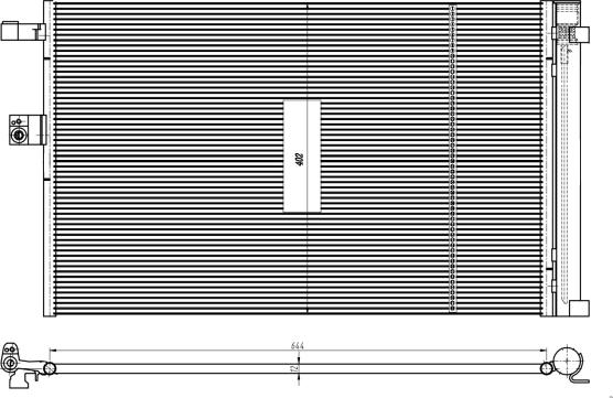 NRF 350462 - Кондензатор, климатизация www.parts5.com