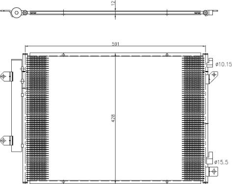 NRF 350472 - Condenser, air conditioning www.parts5.com