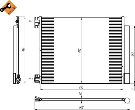 NRF 350393 - Kondensaator,kliimaseade www.parts5.com