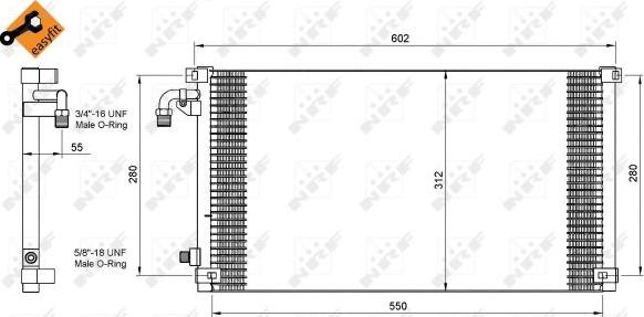 NRF 35103 - Condenser, air conditioning www.parts5.com