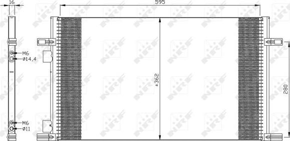 NRF 35298 - Condenser, air conditioning www.parts5.com