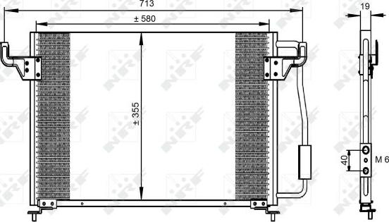 NRF 35261 - Condenser, air conditioning www.parts5.com