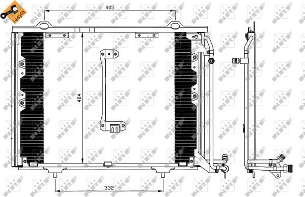 NRF 35214 - Συμπυκνωτής, σύστ. κλιματισμού www.parts5.com