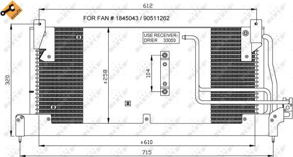 NRF 35218 - Condenser, air conditioning www.parts5.com