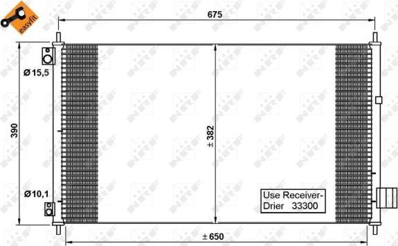 NRF 35780 - Lauhdutin, ilmastointilaite www.parts5.com