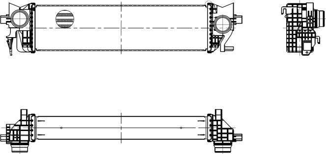 NRF 309112 - Intercooler, compresor www.parts5.com