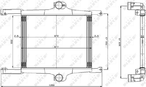 NRF 309272 - Intercooler, compresor www.parts5.com