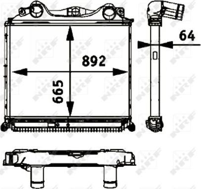 NRF 30205 - Radiador de aire de admisión www.parts5.com