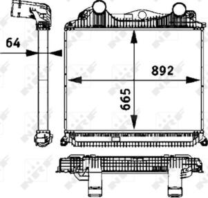 NRF 30206 - Radiador de aire de admisión www.parts5.com