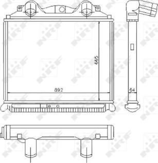 NRF 30203 - Intercooler, compresor www.parts5.com