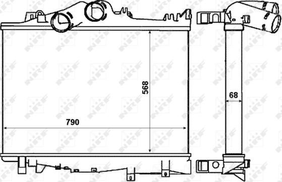 NRF 30229 - Intercooler, charger parts5.com