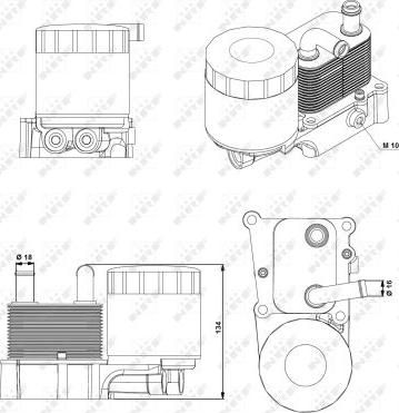 NRF 31193 - Obudowa, filtr oleju www.parts5.com