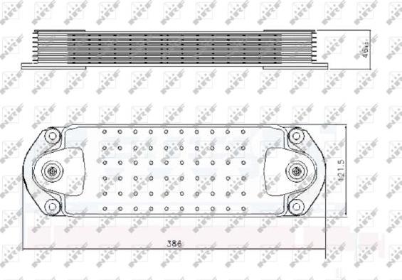 NRF 31244 - Õliradiaator,mootoriõli www.parts5.com