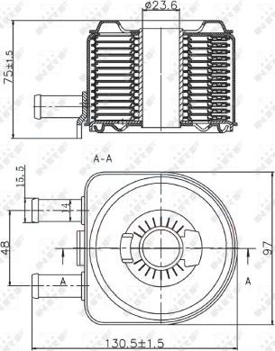 NRF 31735 - Масляный радиатор, двигательное масло www.parts5.com