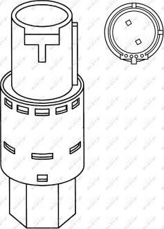 NRF 38917 - Comutator presiune, aer conditionat www.parts5.com