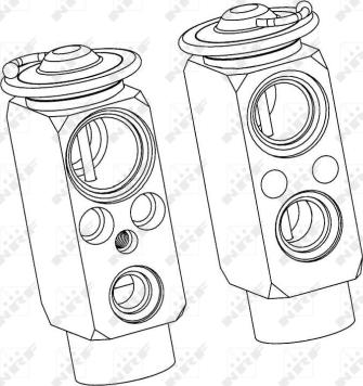 NRF 38401 - Expansion Valve, air conditioning www.parts5.com