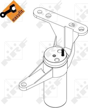 NRF 33355 - Осушитель, кондиционер www.parts5.com