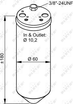 NRF 33319 - Dryer, air conditioning www.parts5.com