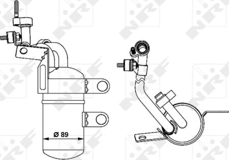 NRF 33290 - Dryer, air conditioning parts5.com