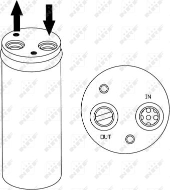 NRF 33208 - Dryer, air conditioning www.parts5.com