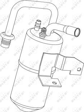 NRF 33217 - Filtre déshydratant, climatisation www.parts5.com