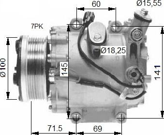 NRF 32491 - Compresor, climatizare www.parts5.com