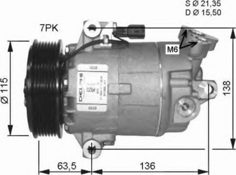 NRF 32488 - Kompresor, klimtatska naprava www.parts5.com