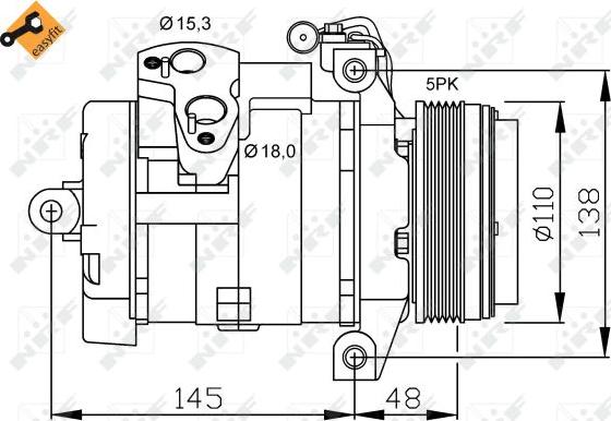 NRF 32432 - Kompressor,kliimaseade www.parts5.com