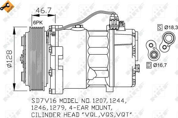 NRF 32168 - Compresseur, climatisation www.parts5.com