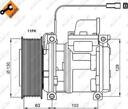 NRF 32829 - Kompresszor, klíma www.parts5.com