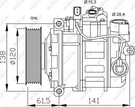 NRF 32777 - Kompresor, klimatizace www.parts5.com