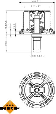 NRF 725099 - Thermostat, coolant www.parts5.com