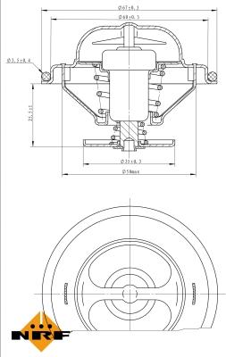 NRF 725096 - Thermostat d'eau www.parts5.com