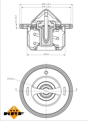 NRF 725097 - Termostato, refrigerante www.parts5.com