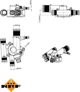 NRF 725059 - Термостат, охлаждающая жидкость www.parts5.com