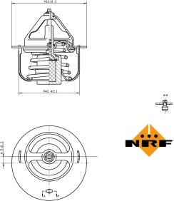 NRF 725057 - Termostat,lichid racire www.parts5.com